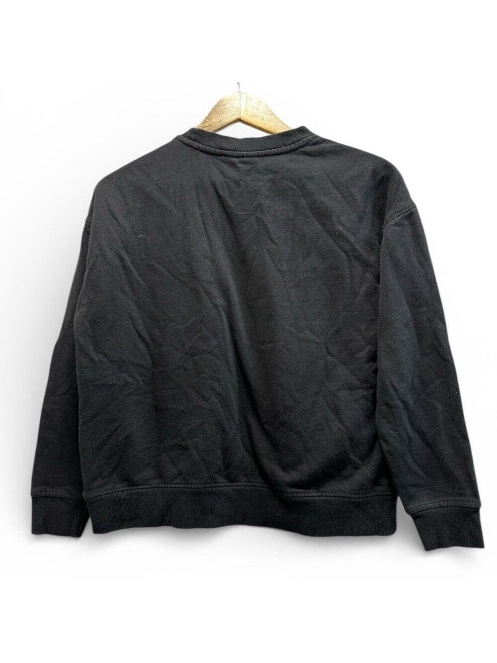 Disney Black with Silver Logo Long Sleeve Unisex Sweatshirt - Picture 7 of 12